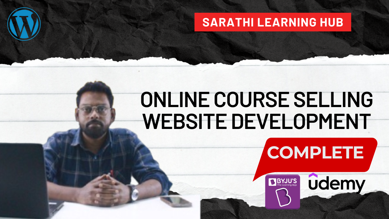 Education/Course Selling Website Development Course